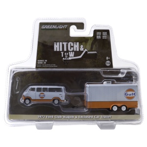 greenlight-gl32200b-1972-ford-club-wagon-gulf-car-hauler-1-64-b
